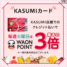 KASUMIカード（イオンカード） 発行 【還元額アップ中！！】